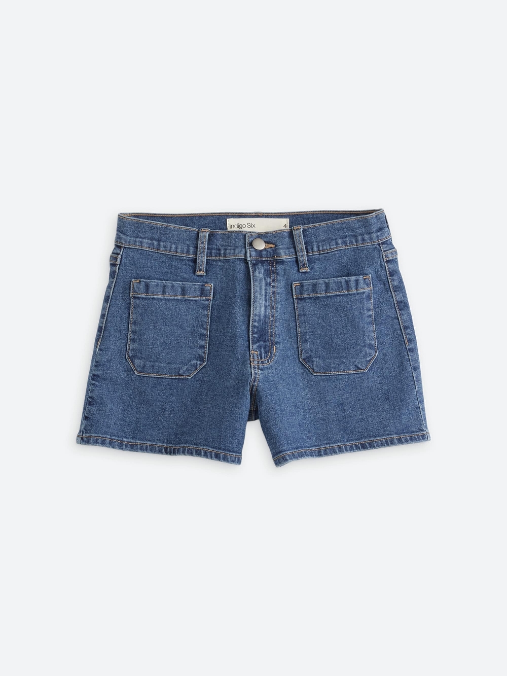 Indigo Women's Blue Denim Utility Shorts
